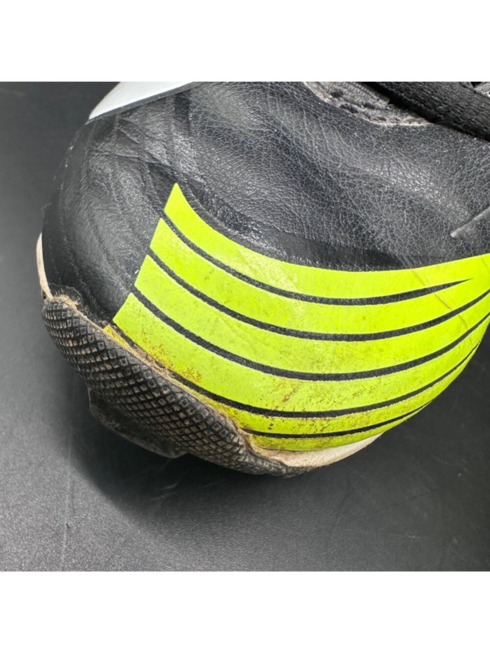 Nike Vapor Baseball Cleats Black Neon Yellow Size 5Y Youth Sports Turf Shoes - Picture 9 of 14